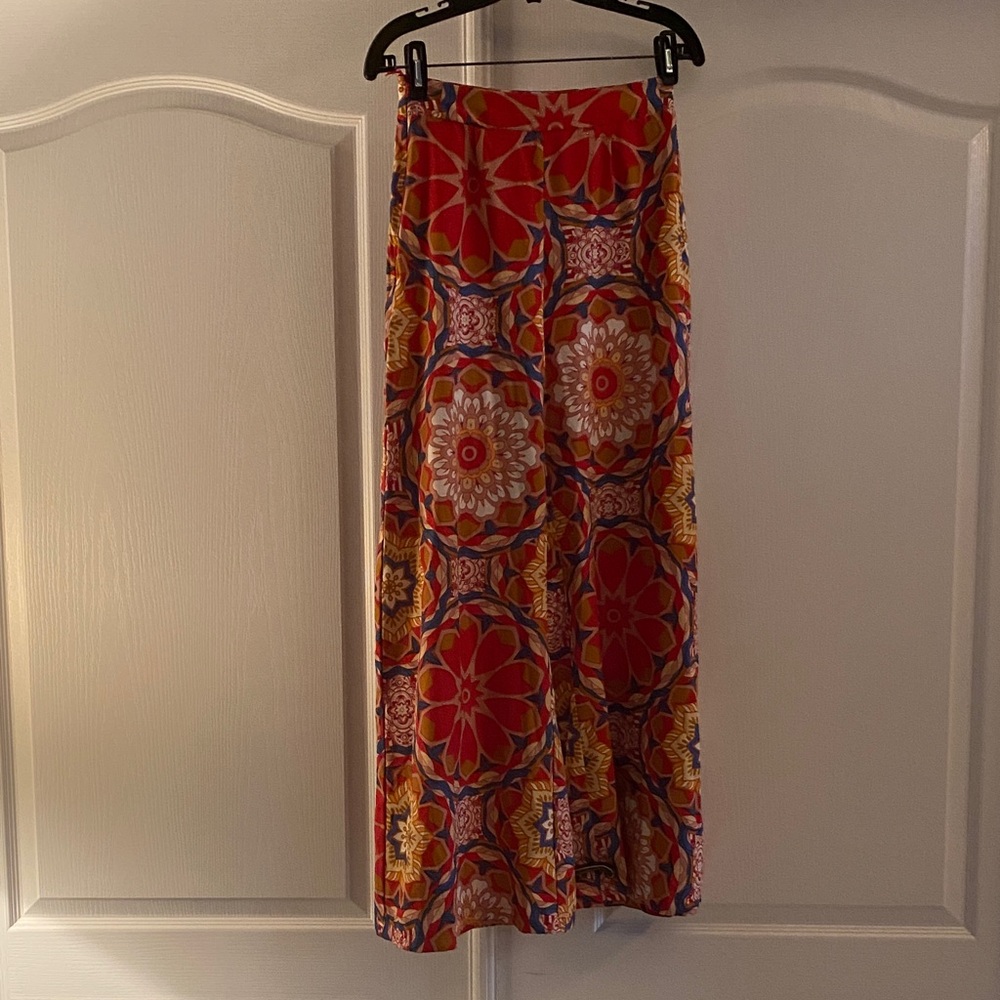 SHEIN Multicolor Geometric Wide Leg Pants